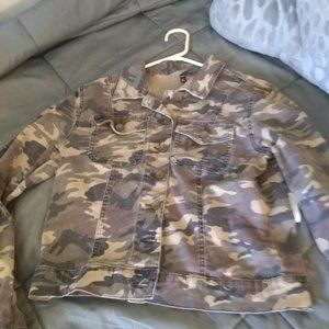 Kut from the Kloth camo jacket